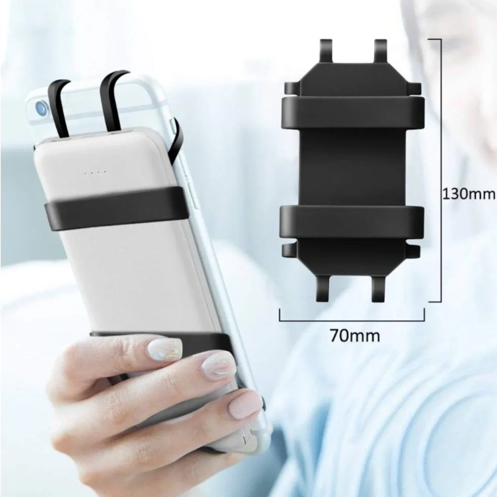 Bike Phone Mount, ANCwear 5-in-1 Portable, Adjustable Silicon Universal Fit